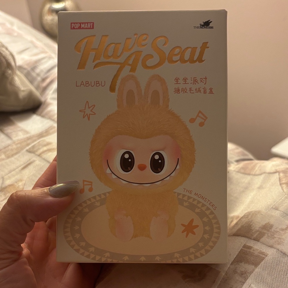 Pop Mart Labubu Stuffed Animal - Cream